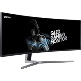 Samsung 49-Inch CHG90 144Hz Curved Gaming Monitor (LC49HG90DMNXZA) – Super Ultrawide Screen QLED 