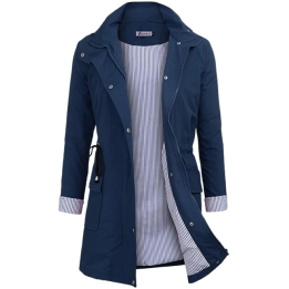 Rain Jacket Women Windbreaker Striped Climbing Raincoats