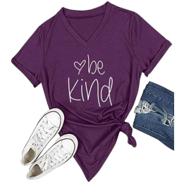 DANVOUY Womens T Shirt Casual Cotton Short