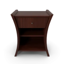 Bedside Table African Cherry